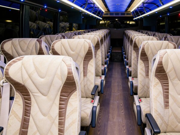 28 passenger minibus interior